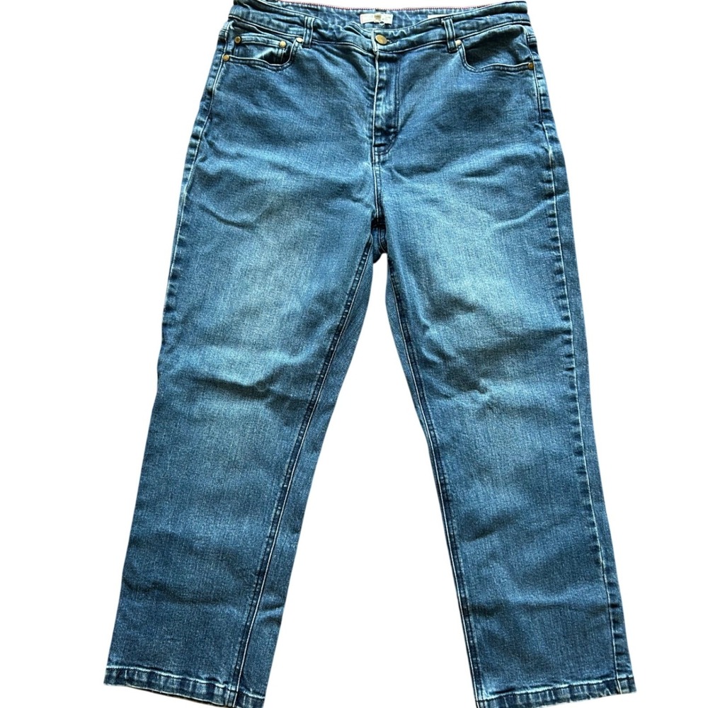 Joules Straight Leg Jeans Womens Blue Denim Medium Wash 14